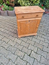 Dielenschrank, Schuhschrank, Antik, Weichholz 82 cm hoch x 63 cm x 38 cm gebr.