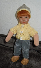 3 Teile Hose Jacke Mütze für Käthe Kruse Puppe Däumelinchen von 25 cm Größe