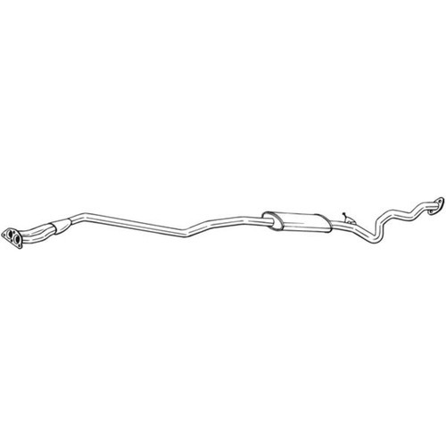 Bosal mittelschalldämpfer - bosal,