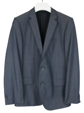 Hugo Boss Aiko1/Heise Blazer Herren US 40R Rot Label Einreihig Wollmischung