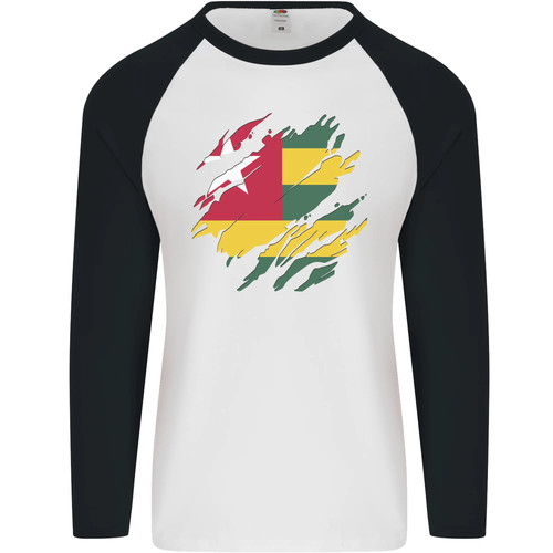 Torn togo flag togolese - torn,