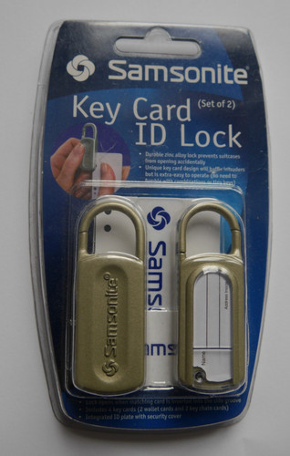 Samsonite key card lock - id,