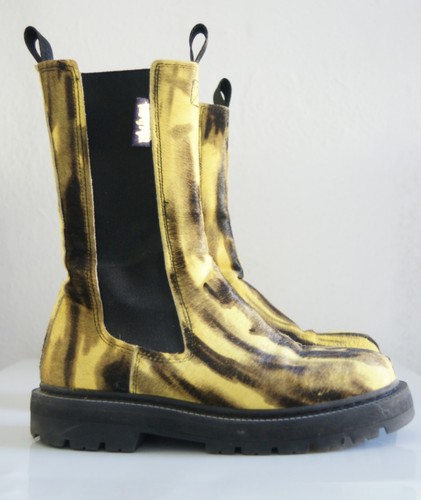 Leder chelsea stiefel - stiefel, in