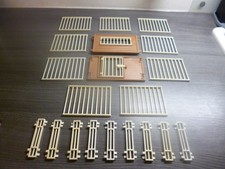 Playmobil Tolle Zäune Zaun-Elemente weiß Gehege Zu Tierpark Zoo etc.