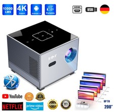 Mini 1080P Beamer HD Projektor 4K 10000LMS LCD 5G WiFi Heimkino Bluetooth