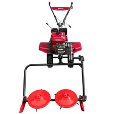 Kreiselmäher Mäher Benzinmotor 7PS Motor Hochgrasmäher Rasenmäher Wiesenmäher