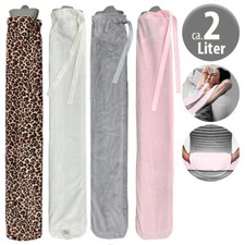 Wärmflasche 2L mit Plüsch