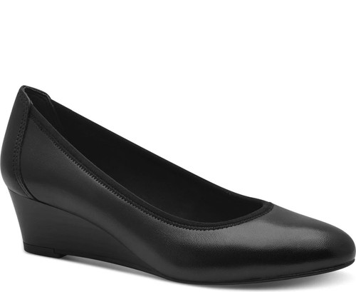 Tamaris damen schwarze leder - tamaris,