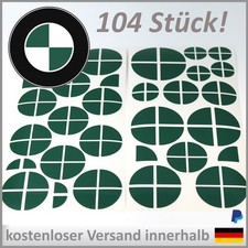 BMW Emblem Aufkleber 104x Grün Glz. E36 E46 E39 E60 E61 E90 E91 E92 F10 F80 F82