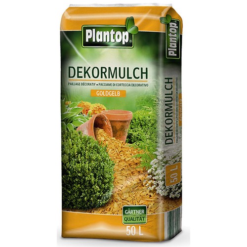 Plantop dekor mulch goldgelb - plantop,
