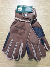 Winter Reithandschuhe Handschuh Reiter "Equi-Theme braun extra warm Gr.: M