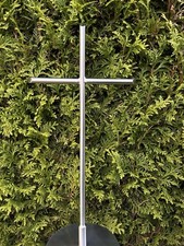 Edelstahlkreuz, Grabkreuz, Dekokreuz, Sonderanfertigung, Grabdenkmal, Grabstein
