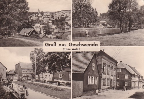 Postkarte geschwenda - postkarte,