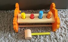 KINDER KLOPFBANK HAMMERBANK WENDEBANK HOLZ SPIELZEUG KLEINKIND KINDER UNISEX NEU