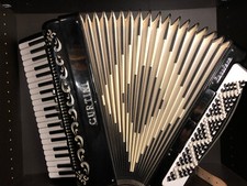 Akkordeon Curtini 5 Register Akkordeon Bugari Stimmplatten italien