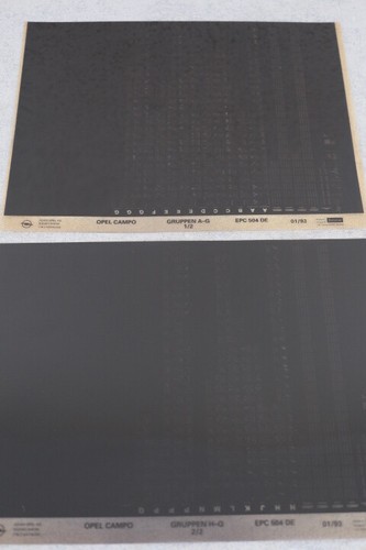 Opel campo ersatzteilkatalog - opel,