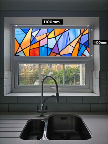 Buntglas fenster deko folie - deko,