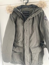 Sehr schöne Napapijri Winterjacke/Wintermantel  mit echtem Pelz Größe L