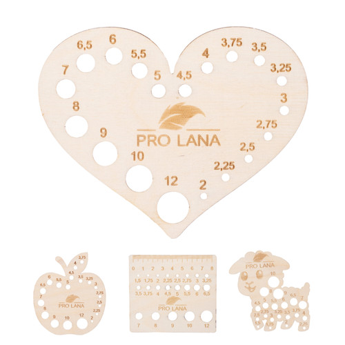 Pro lana nadelmaß - lana, holz