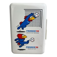 Emsa Brotdose Box France 98 Fußball Weltmeister 14x10 cm Vintage