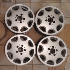 Original 15 Zoll Mercedes-Benz 124 Alufelgen 8-Loch A1244011202 6.5jx15H2 ET44