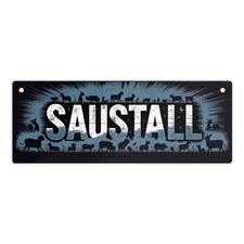 Bauernhof Saustall Metallschild rustikale Dekoration