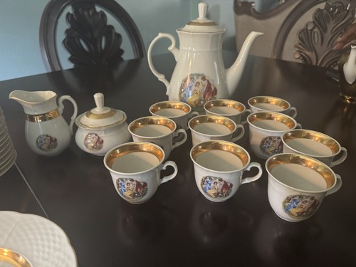 Tirschenreuth porcelain dinner - tirschenreuth,