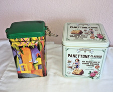 Blechdosen mit Deckel, Panettone Frankreich, Kaffee  Chicco D'oro