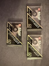 3 x BASF Chrome Super II 60 MC Kassette Tape NEU und OVP  