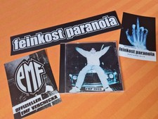 Feinkost Paranoia Biofeedback CD Album 1999 mit Aufkleber Sticker EMF Hip Hop 