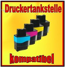 4 x komp. Patrone für BROTHER DCP-110C 115C MFC-210C 215C ersetzt LC-900 BK CMY