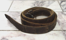 PACKRIEMEN / Lederriemen / Gürtel - ehem. schweizer Armee -  aus 1917  -  175 cm