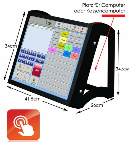 48cm touchscreen monitor - 19",