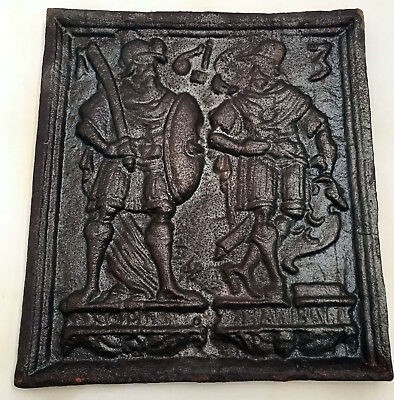 Ofenplatte gusseisen alt antik - ofenplatte,