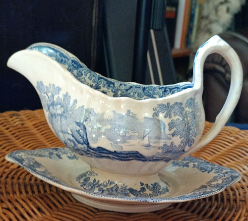 Spode sauciere mit - spode,