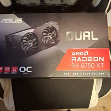 ASUS Dual Radeon RX6750 XT 12GB OC Edition Gaming Grafikkarte mit OVP