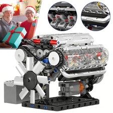 552stk Technik V8 Motor Bauspielzeug Benzinmotor Bausteine Modell Motor Geschenk