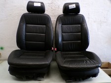 2x Sitze Audi A6 4B Ledersitze vorne Links Rechts Sitzheizung Schwarz *F85094*