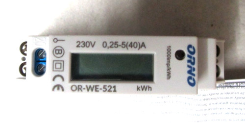 Wechselstromzähler 1te ts35 - wechselstromzähler, 1te,