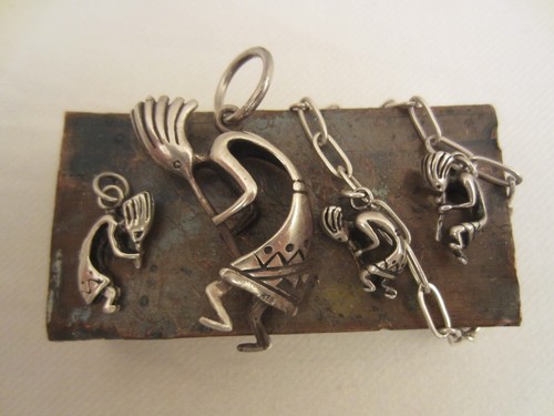 Hopi indianer kokopelli 925 - hopi,