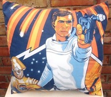 Buck Rogers & Twiki Vintage Stoffkissen - Alien Couture