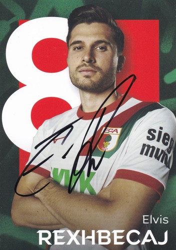 Autogrammkarte elvis rexhbecaj - elvis,