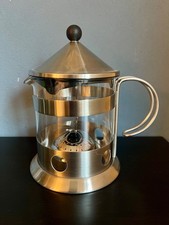 Teekanne Glas mit schwebenden Korb Edelstahl 1 Liter