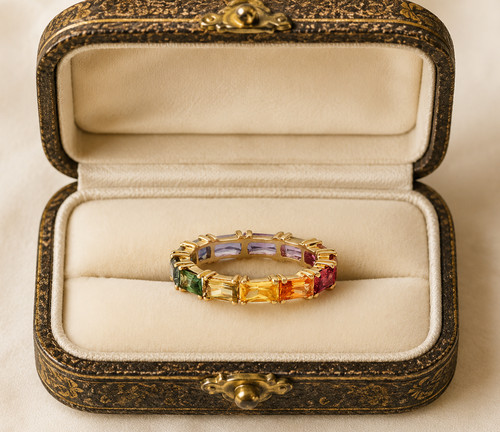 18k vergoldeter ring - 18k,