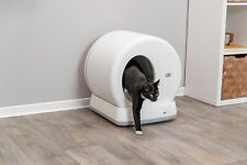 Trixie selbstreinigende Katzentoilette weiß ideal für Mehrkatzenhaushalte 40040