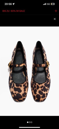 Mary janes leopard ballerinas - ballerinas,