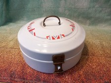 Brotkasten Emaille Rund Alt