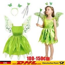 Karneval Fasching Fairy-Pixie Prinzessin Kleid Tinkerbell Kinder Mädchen Cosplay