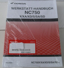 Honda original Werkstatt-Handbuch NC 750 X/XA/XD/S/SA/SD Ausgabe 2016 Deutsch!