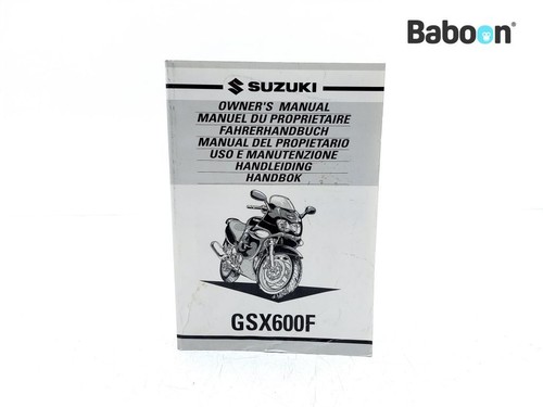 Fahrer handbuch suzuki gsx 600 - suzuki,